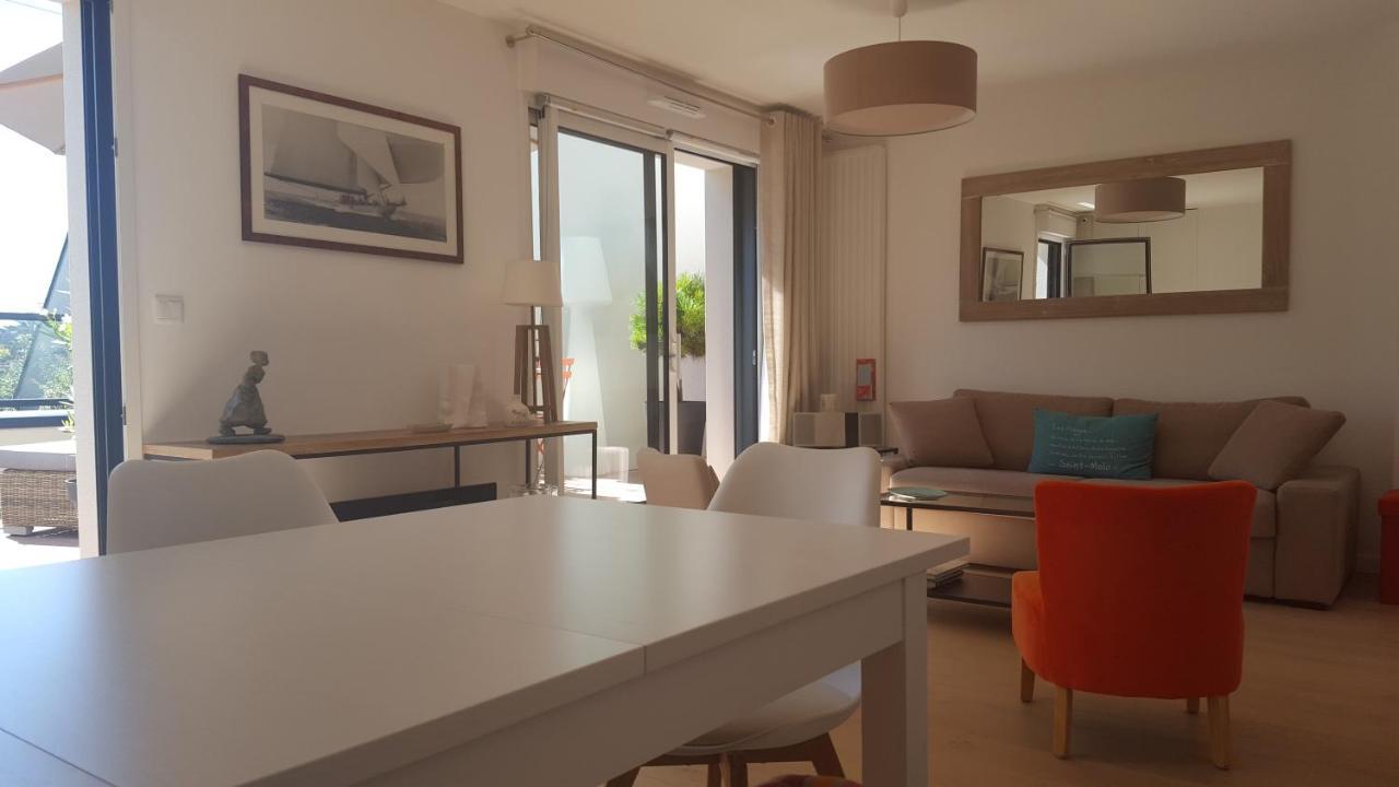 Les Cypres - Appt Avec Terrasse Proche Plage Saint-Malo Eksteriør billede