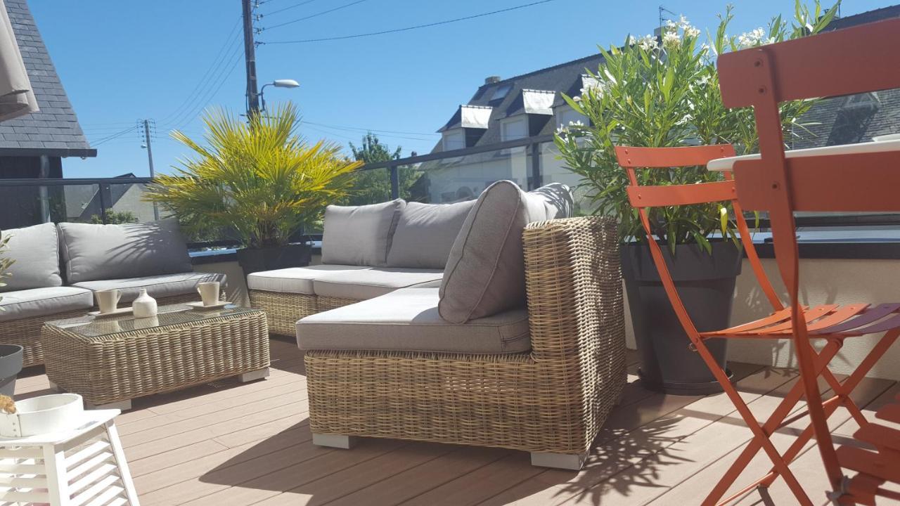 Les Cypres - Appt Avec Terrasse Proche Plage Saint-Malo Eksteriør billede